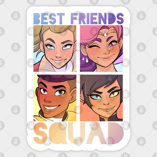 BEST FRIENDS SQUAD Sticker by Iria Abella 